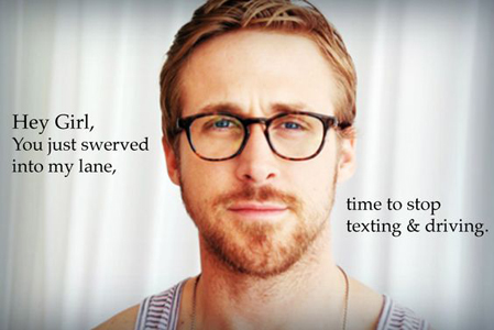 Hey Girl, time to stop texting and driving
